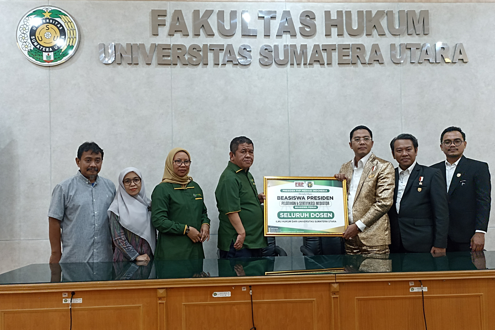 Penandatanganan Kerja Sama FH USU dan FHP Law School - Mediasi Indonesia