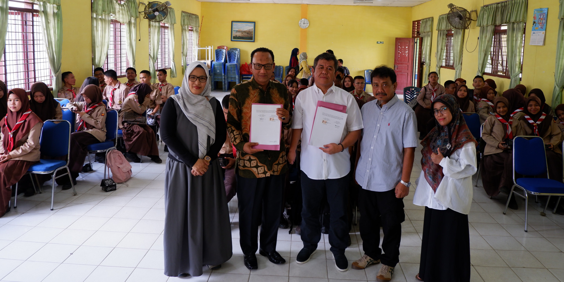 Kunjungan FH USU ke SMAN 1 Tanjungbalai dalam rangka Kemitraan Universitas dan Sekolah