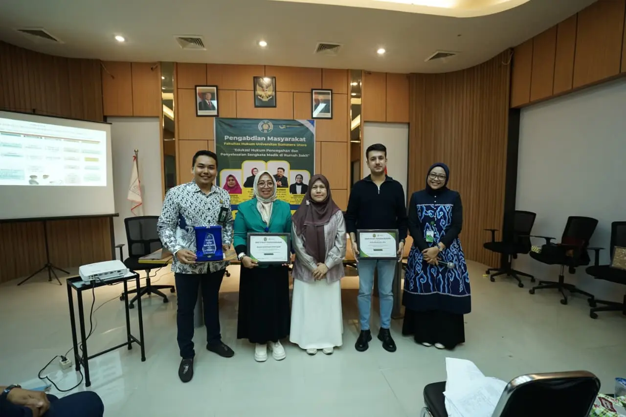 Dosen Fakultas Hukum USU Edukasi Pencegahan dan Penyelesaian Sengketa Medik di RSU Mitra Sejati
