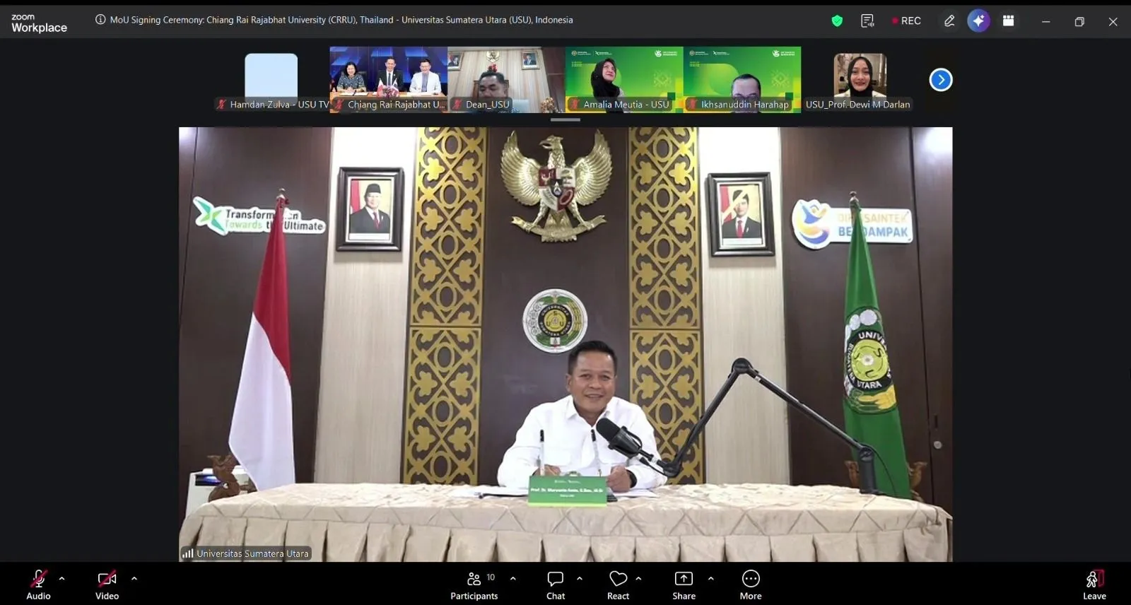 Gandeng CRRU Thailand, USU Perluas Jejaring Internasional di Bidang Keperawatan dan Riset Kesehatan