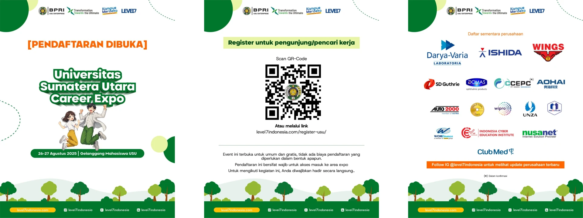 "Jelajahi Peluang Karier Anda di USU Career Expo 2025”