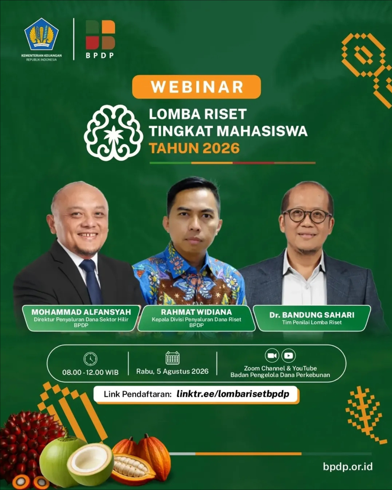 Webinar Call for Proposals: BPDP Student Research Competition 2026–2027