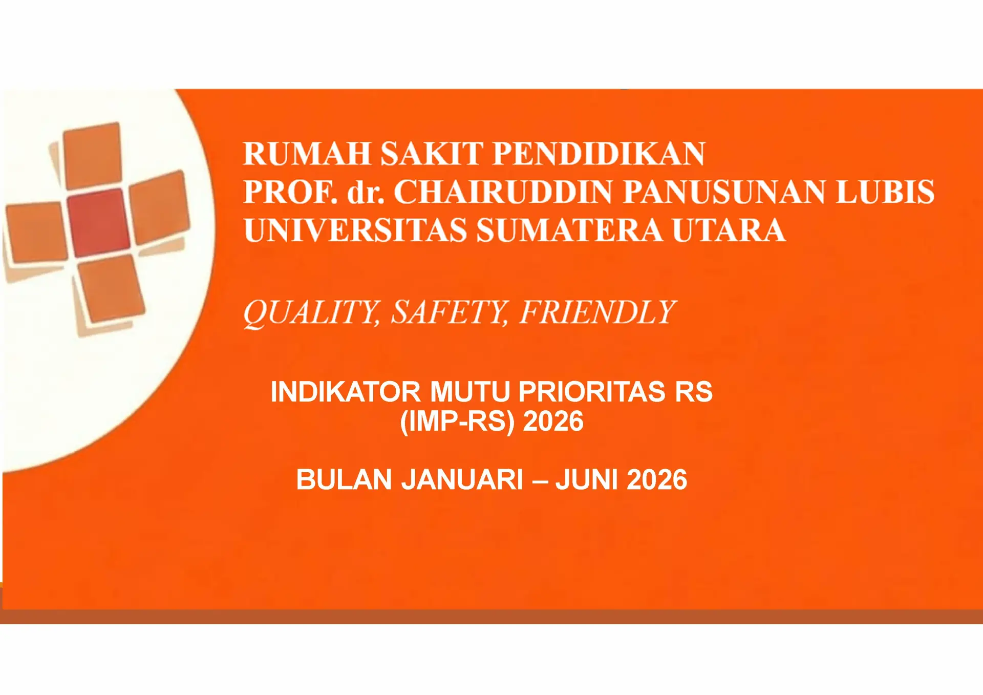 Priority Quality Indicators of USU CPL Hospital for the January–June 2026 Period