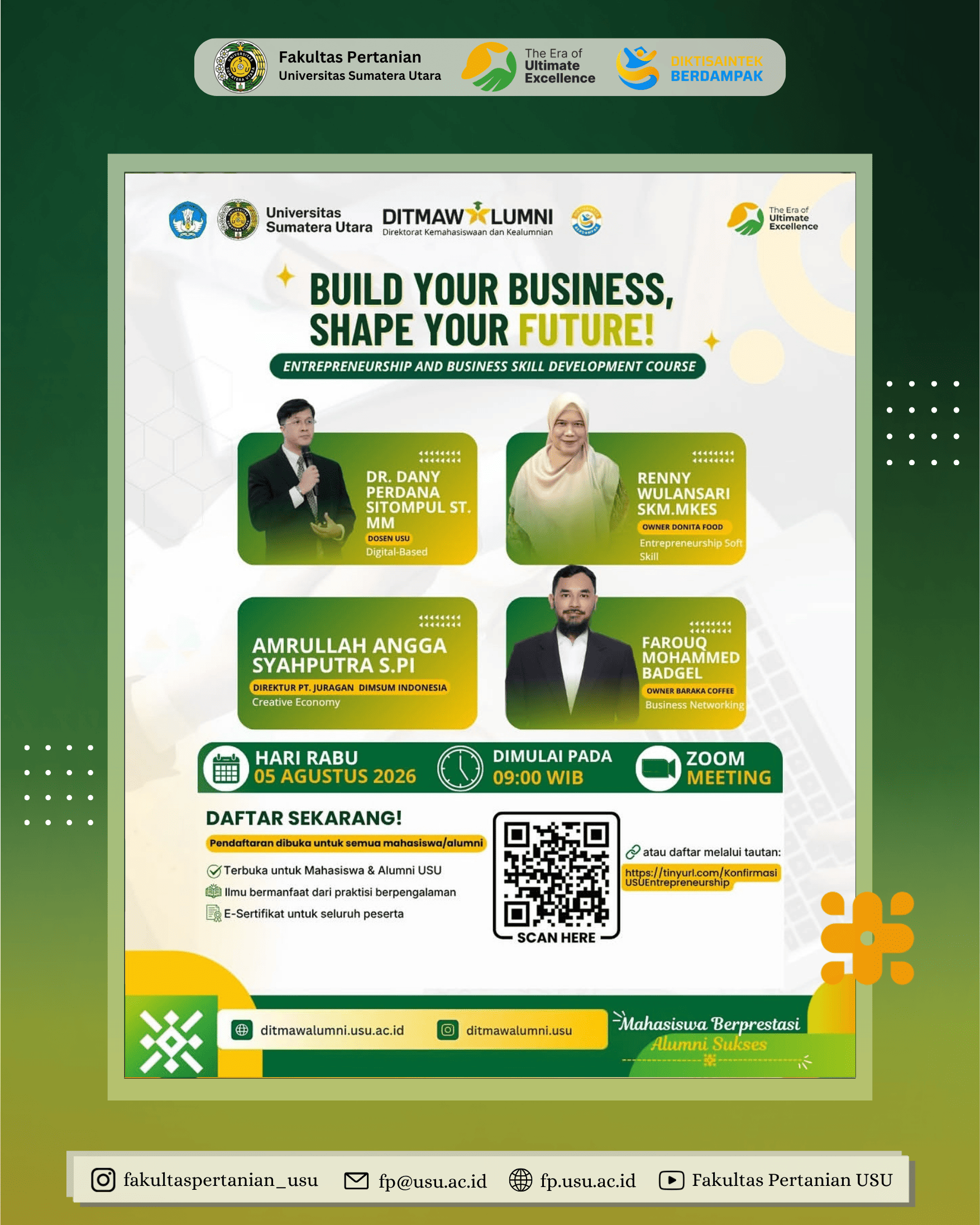 Entrepreneurship and Business Skill Development Course: Bekali Diri dengan Keterampilan Bisnis dan Jiwa Wirausaha