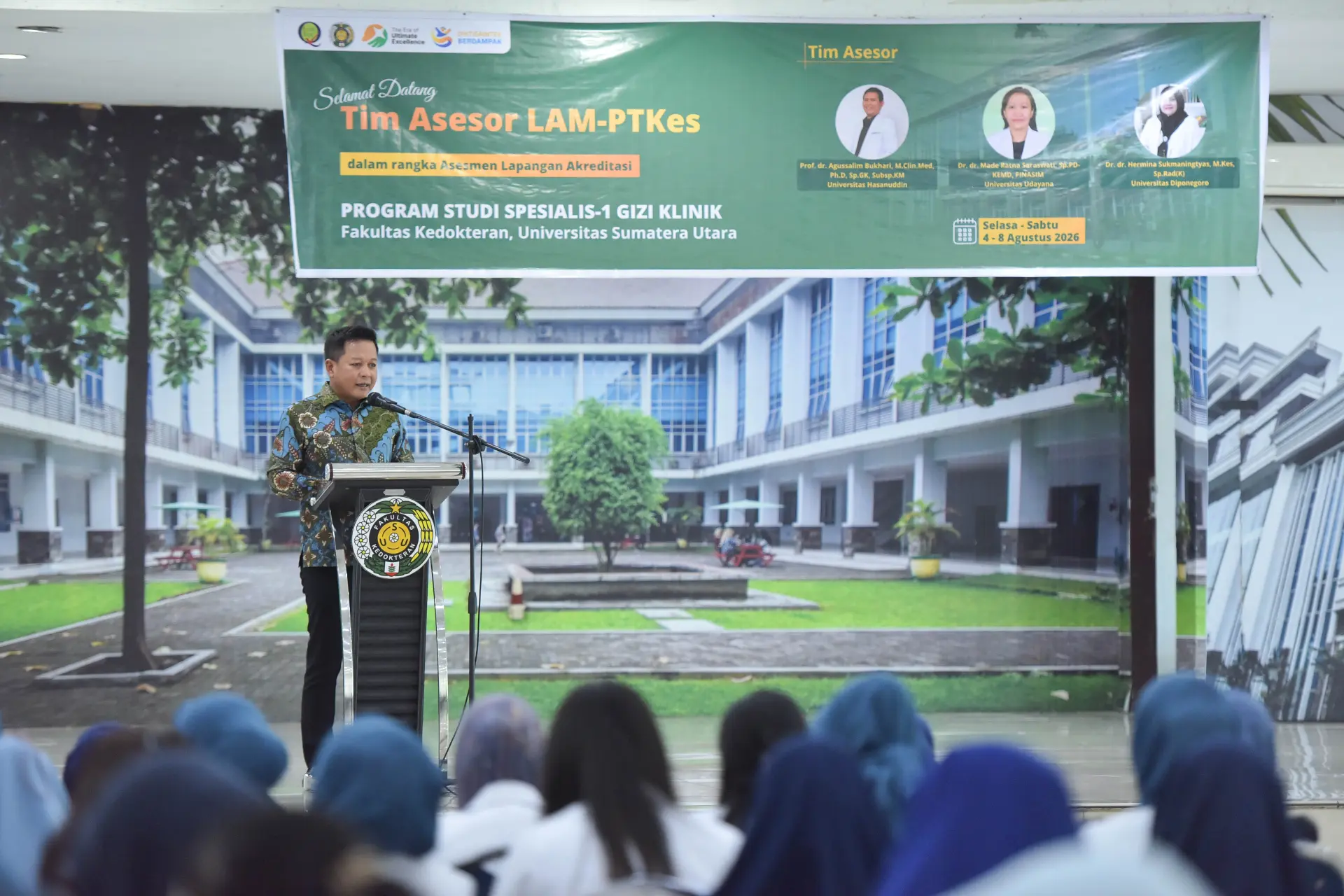 Universitas Sumatera Utara Jalani Asesmen Lapangan Prodi Spesialis Gizi Klinik FK USU