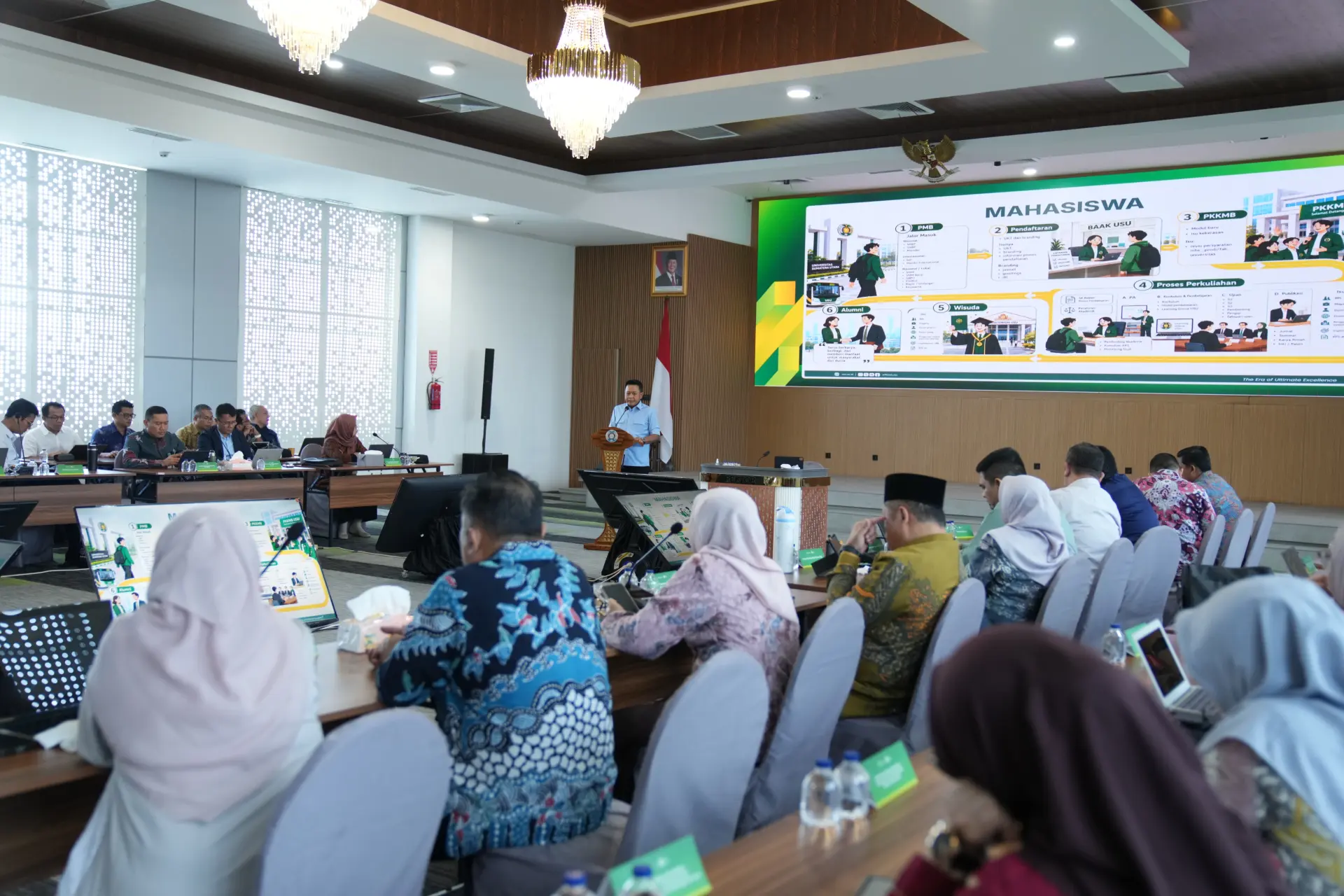 Rektor Bahas Penguatan Bidang Akademik, Kemahasiswaan dan Kealumnian