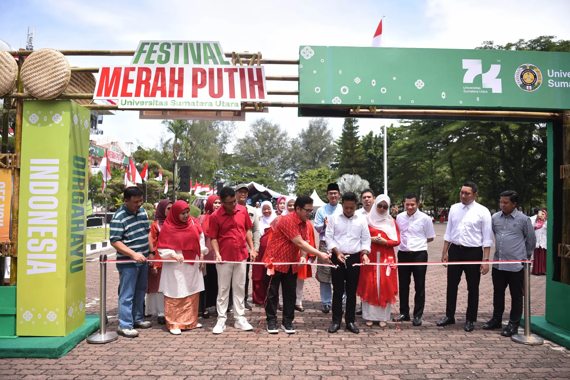 USU Semarak Meriahkan HUT ke-81 RI, Gelar Festival Merah Putih