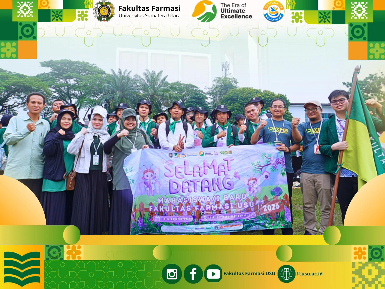 PKKMB 2026 at the Faculty of Pharmacy USU: Shaping Outstanding, Adaptive, Resilient, and Professional New Students