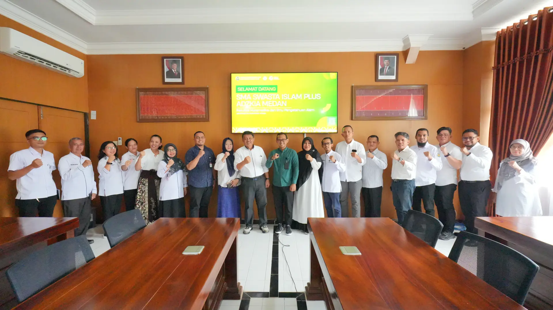 Perkuat Sinergi Pendidikan, FMIPA USU Sambut Kunjungan SMA ADZKIA Medan