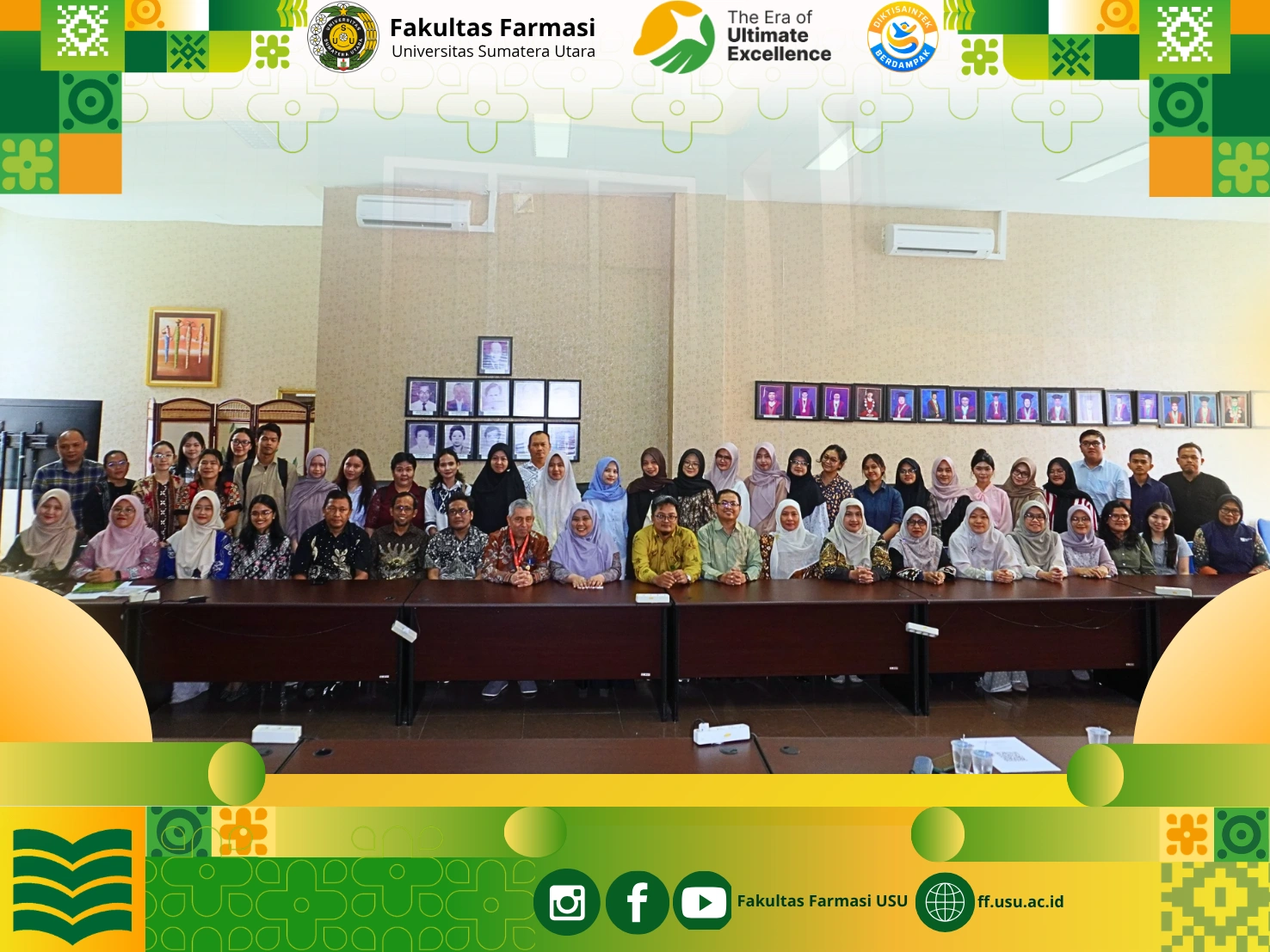 Dari Potensi Kelapa Sawit hingga Green Nanotheranostics , Fakultas Farmasi USU Perkuat Wawasan dan Inovasi Farmasi Berkelanjutan
