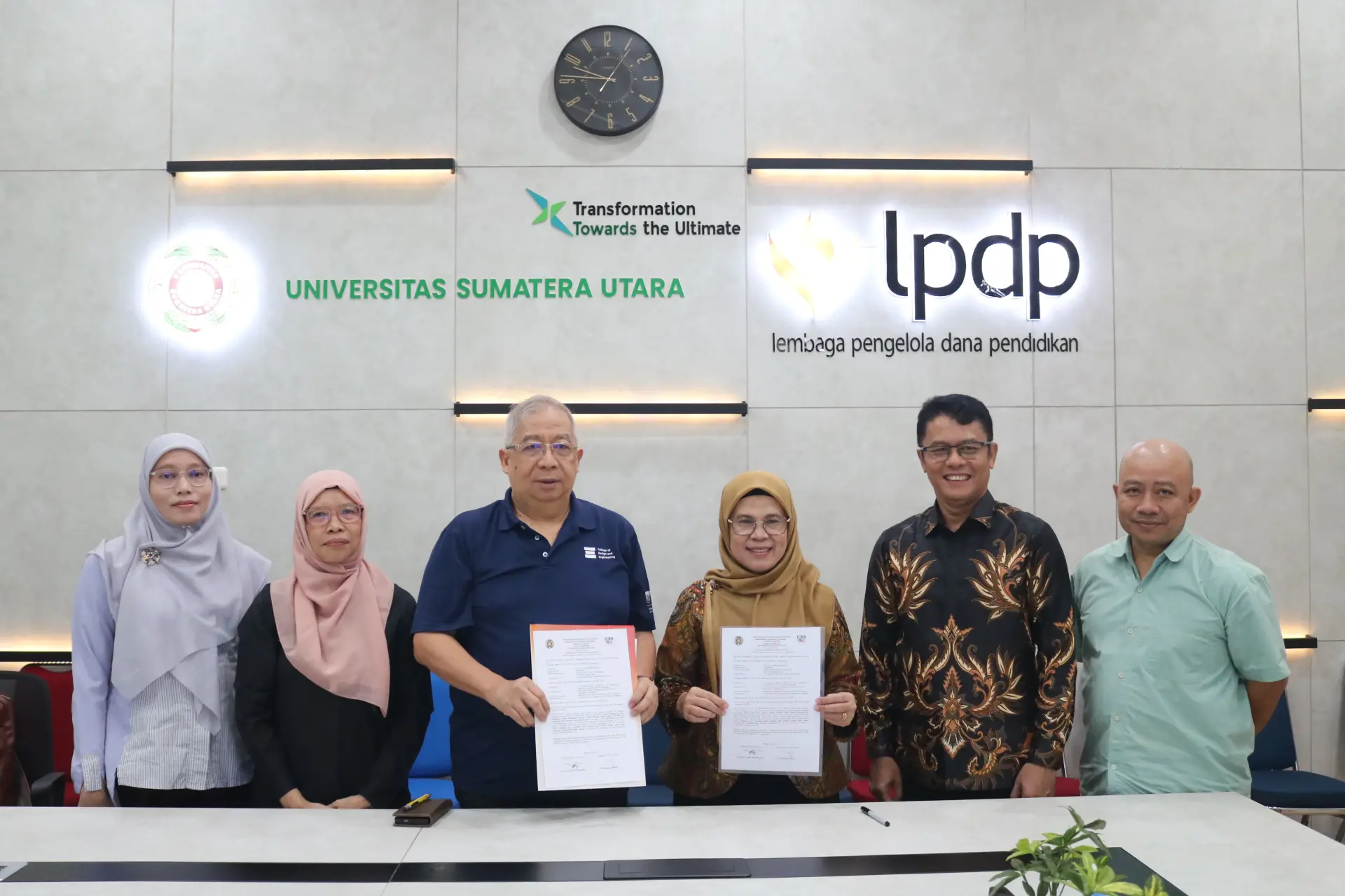 FT USU dan NUS Tandatangani Implementation Agreement untuk Program Medan Heritage Trails