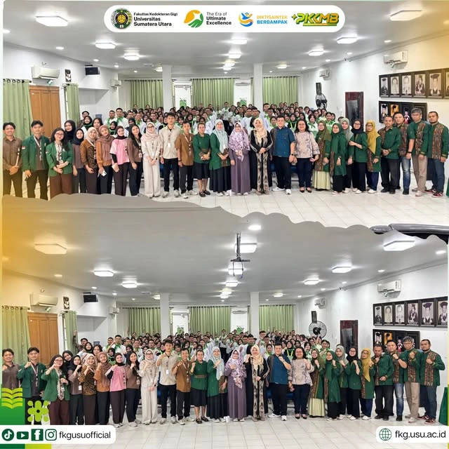 HARI KETIGA PKKMB FKG USU 2026 BERGERAK, BERKARYA, DAN BERSAMA