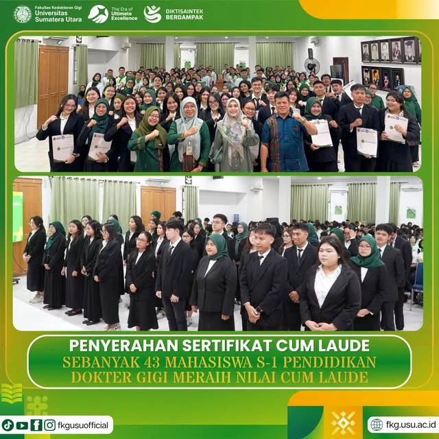 FKG USU Holds Cum Laude Certificate Presentation for Undergraduate Graduates of the 2026 Graduation Periods III and IV