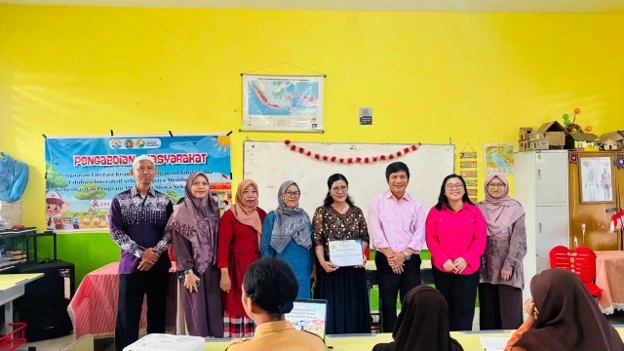 Tim Pengabdian Masyarakat FKM USU Perkuat Literasi Keamanan Pangan Siswa UPT SD Negeri 064024 melalui Media Edukasi Interaktif