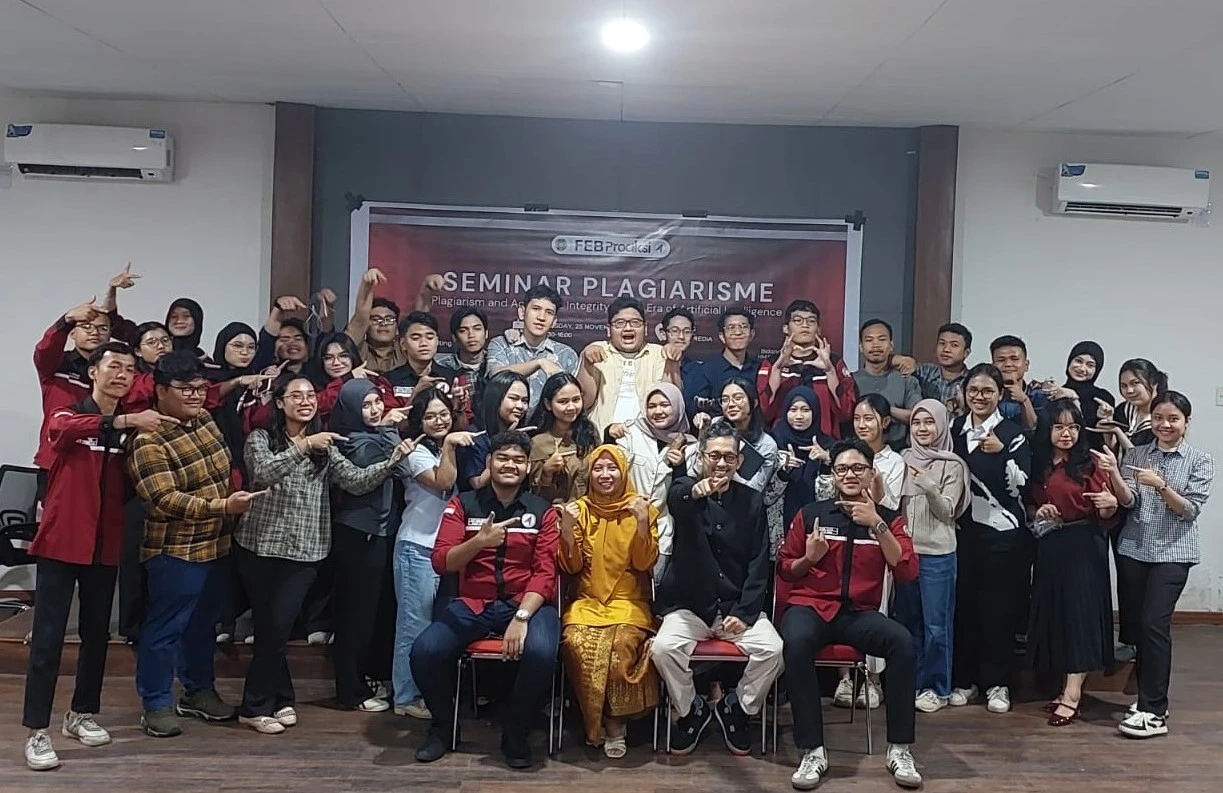 Head of the Public Sector Accounting Study Program Attends as a Speaker at the Academic Integrity Seminar in the Era of Artificial Intelligence