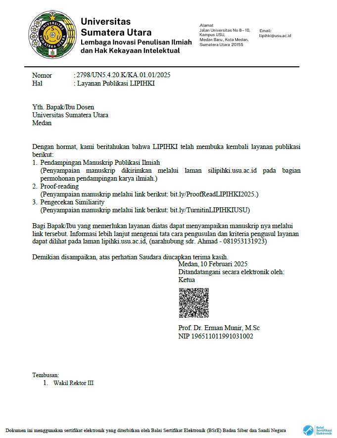 LIPIHKI's Publication Services