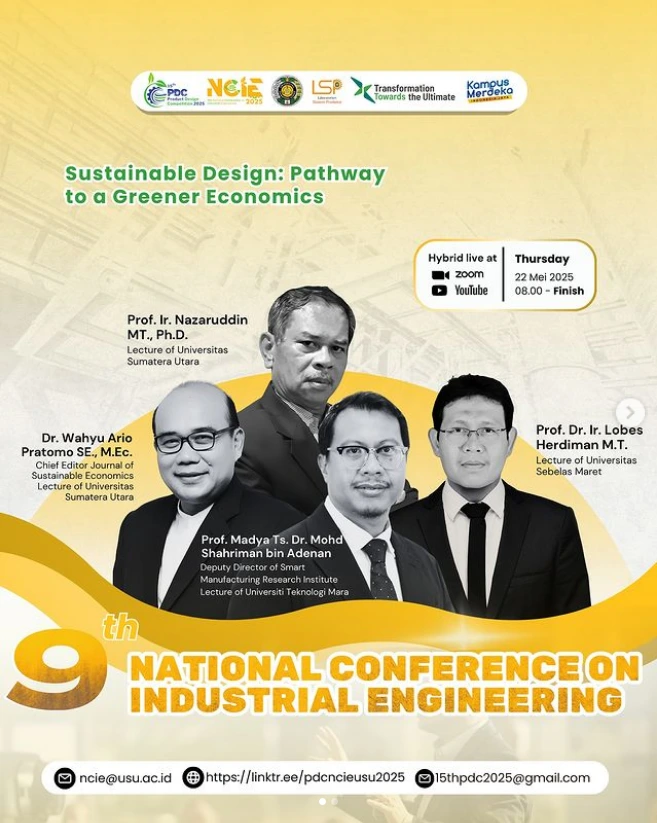 National Conference on Industrial Engineering (NCIE) 2025