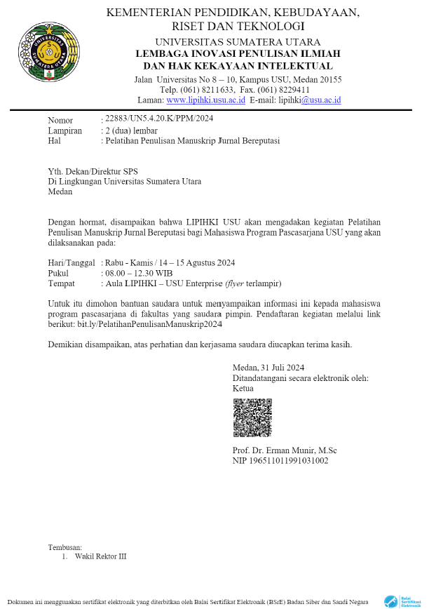 Training on Writing Manuscripts for Reputable Journals