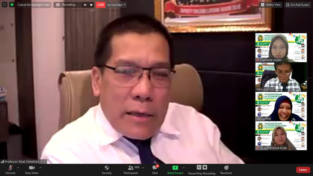 Webinar in Commemoration of the 27th Anniversary of FKM USU