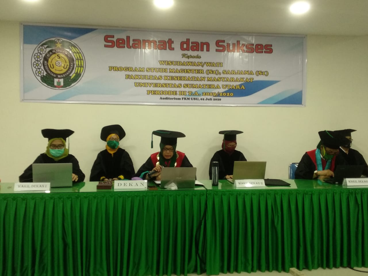 FKM USU Holds Graduation Ceremony Amidst the COVID-19 Pandemic