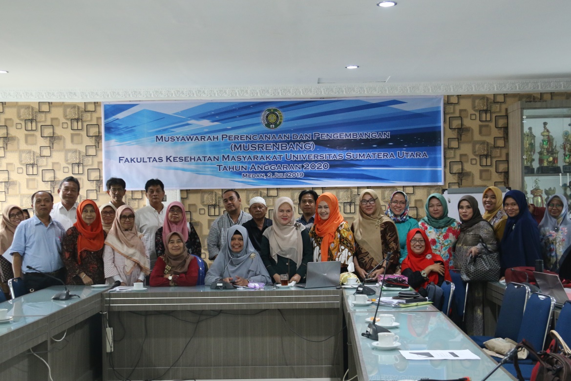 The Development Planning Consultation Meeting (Musrenbang) of FKM USU for the 2020 Annual Work and Budget Plan (RKAT).