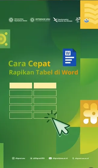 Cara Cepat Merapikan Tabel di Microsoft Word