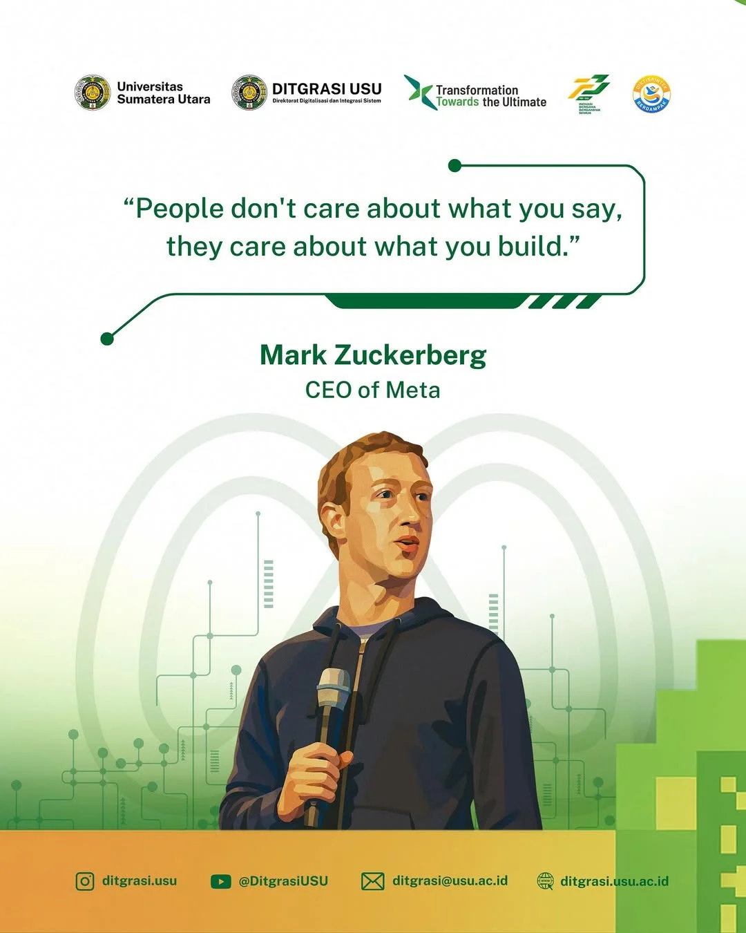 Kutipan Mark Zuckerberg Tekankan Pentingnya Karya Nyata dalam Inovasi Teknologi