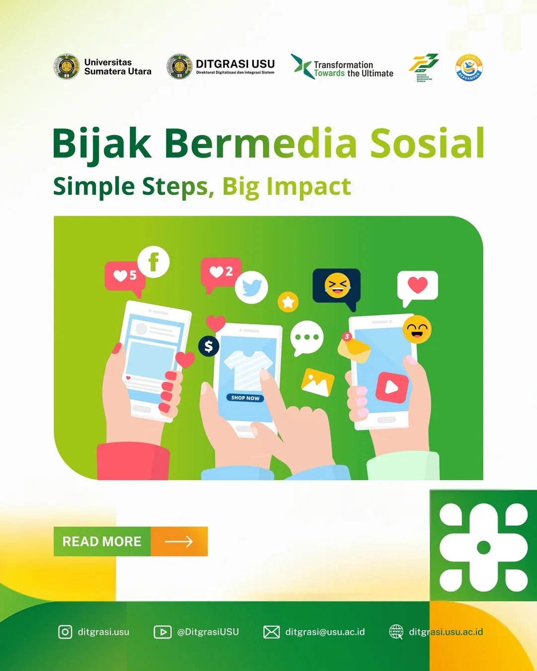 Ditgrasi USU Ajak Sivitas Akademika Lebih Bijak Bermedia Sosial