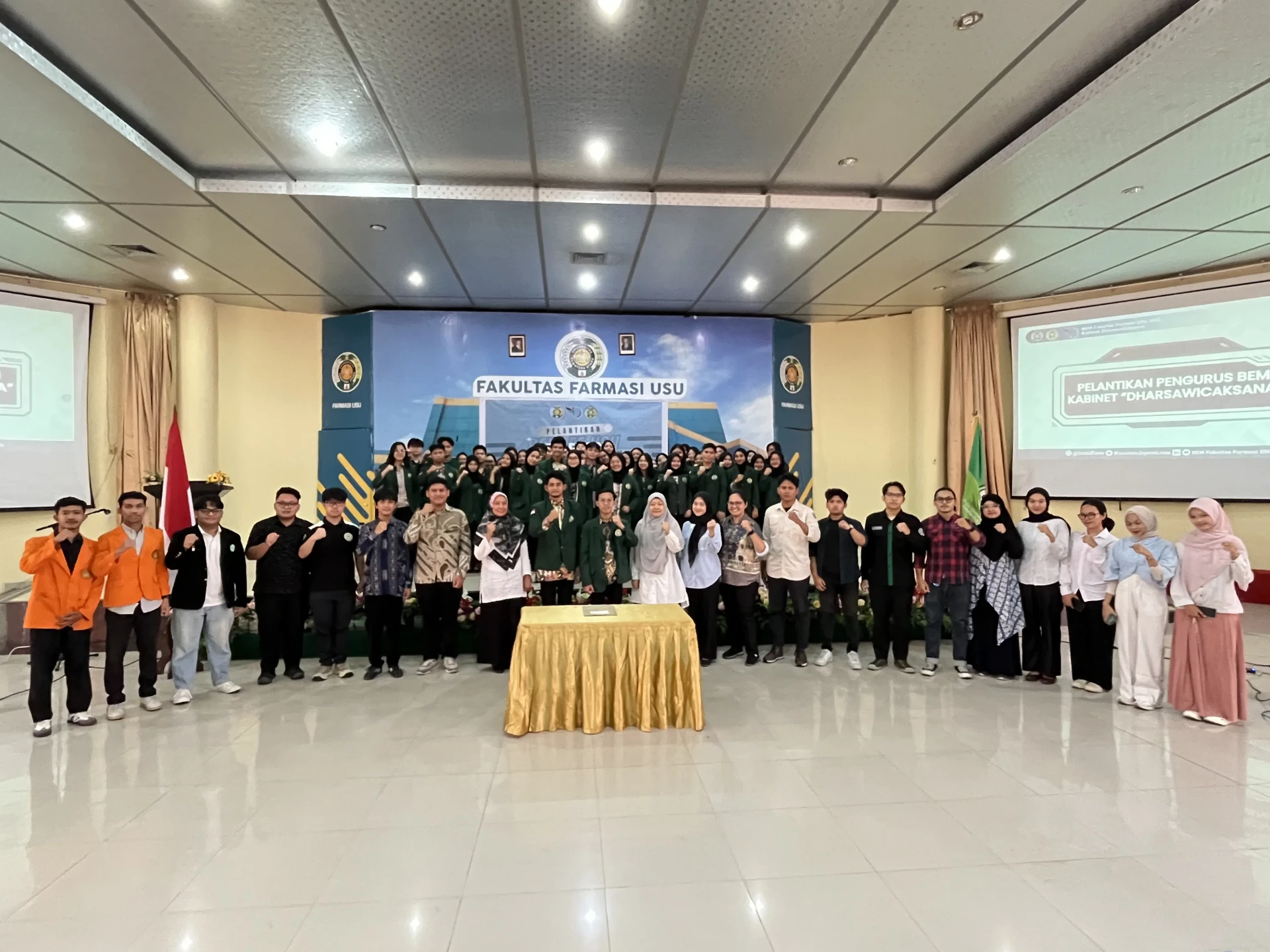 Inauguration of BEM Faculty of Pharmacy USU 2025/2026: Dharsawicaksana Cabinet Ready to Carry the Mandate