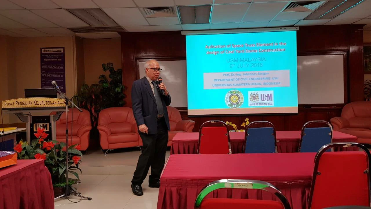 Prof. Johannes Tarigan Beri Kuliah Umum di USM