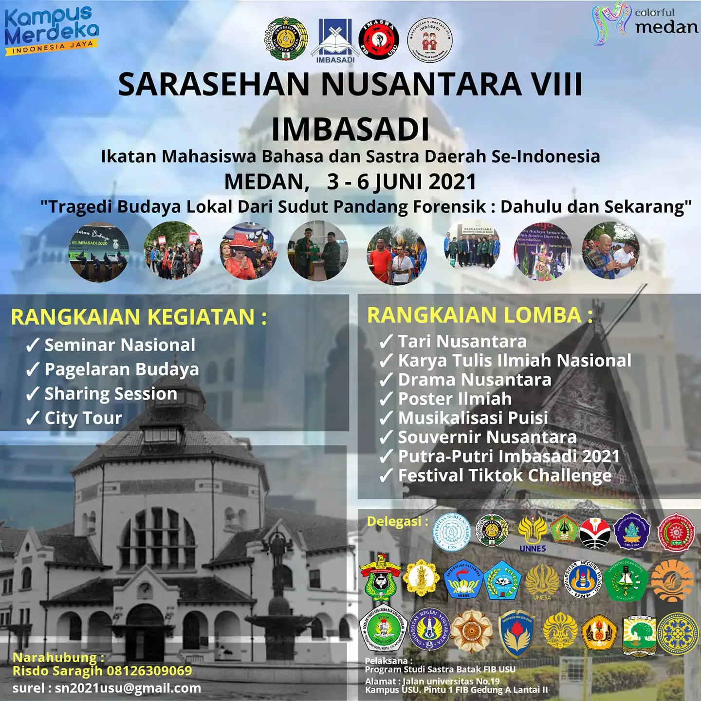 Merawat Budaya, Merangkul Nusantara: Sarasehan Nusantara VIII IMBASADI Satukan Generasi Muda