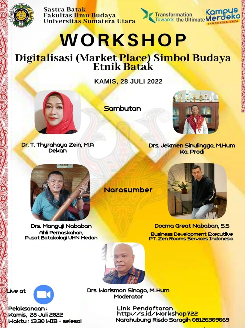 Budaya Naik Level! Workshop Digitalisasi Simbol Budaya Batak Buka Peluang di Era Digital