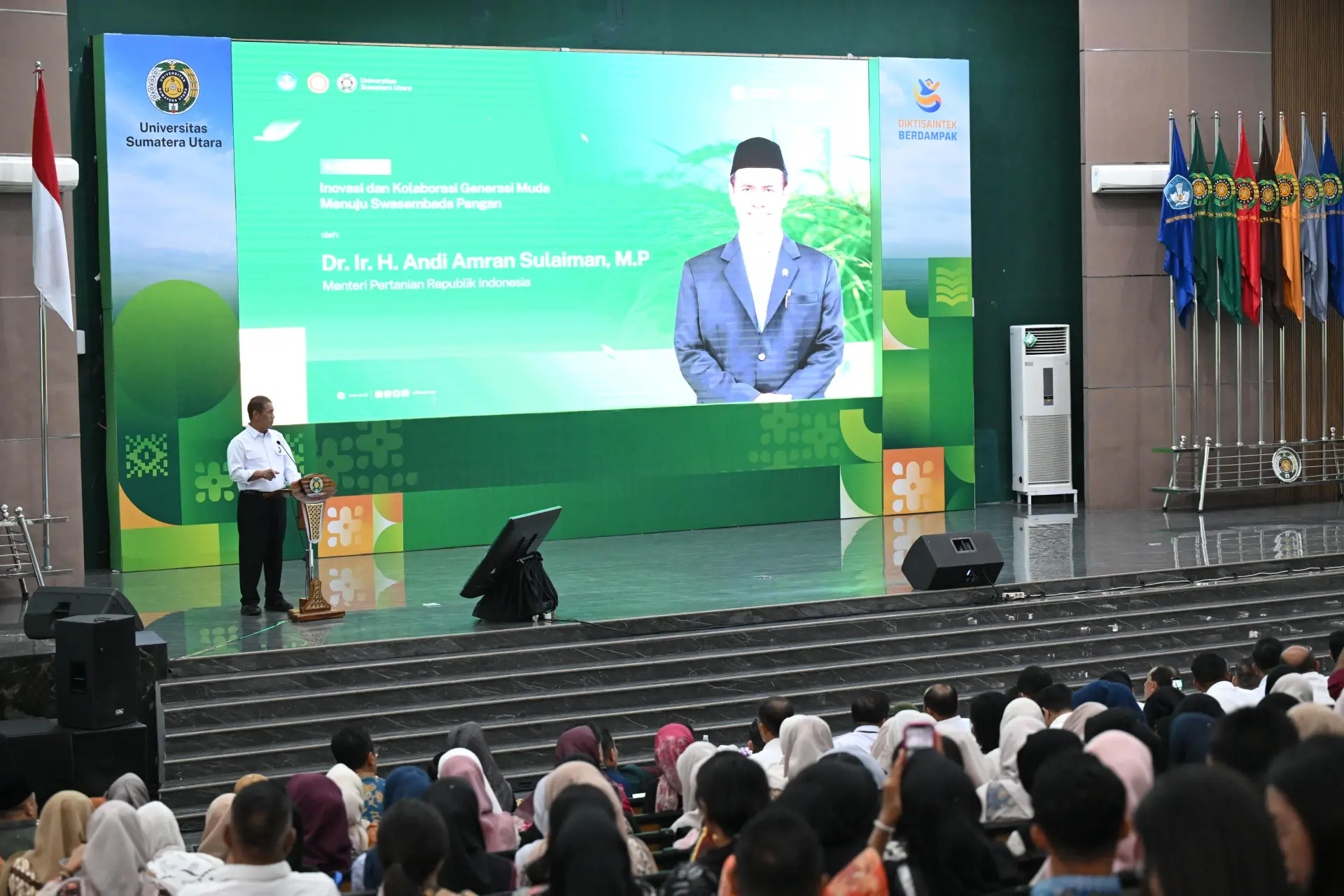 Menteri Pertanian Beri Kuliah Umum di USU