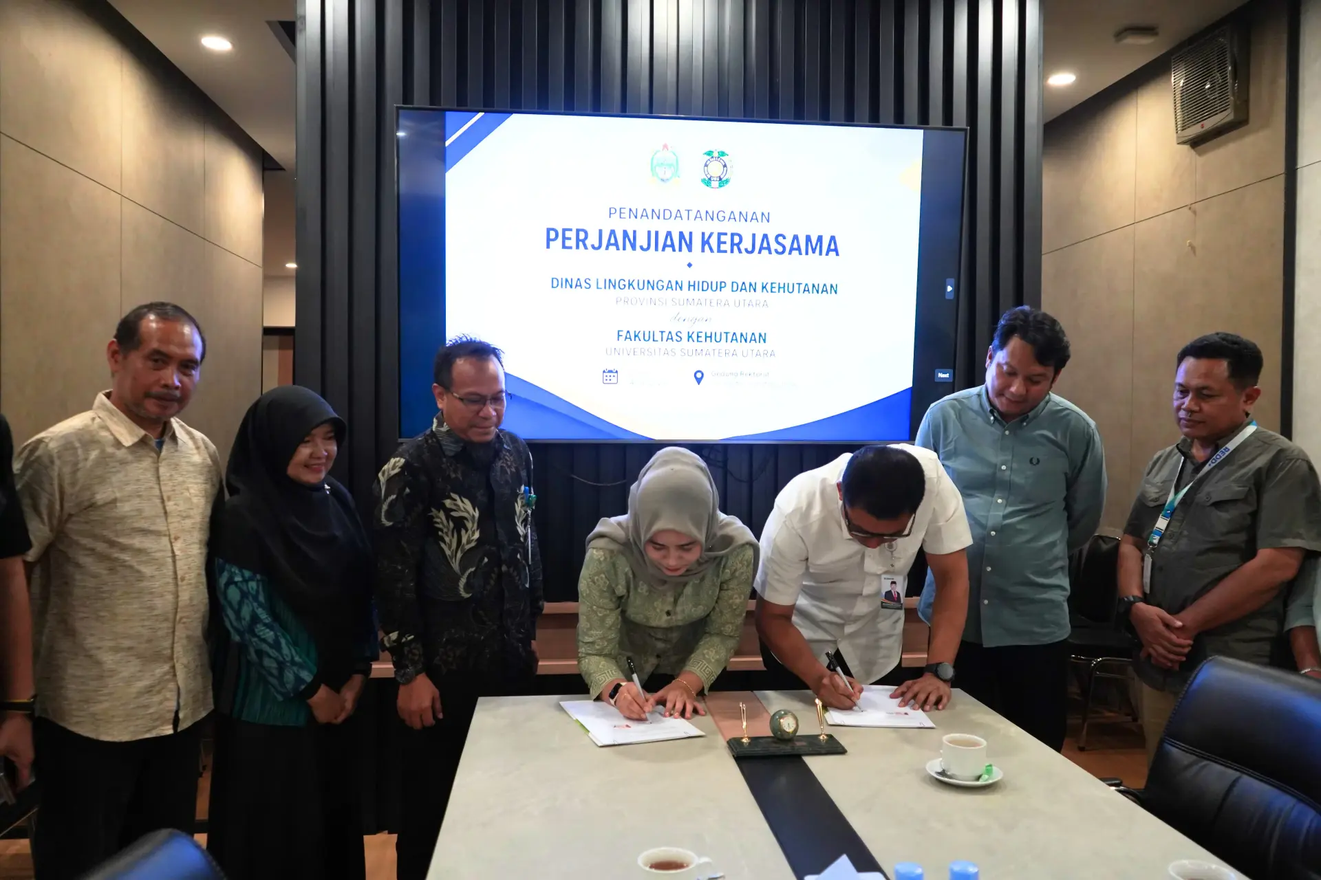 USU Faculty of Forestry and North Sumatra Environment and Forestry Agency Strengthen Collaboration to Develop the North Sumatra Biodiversity Park