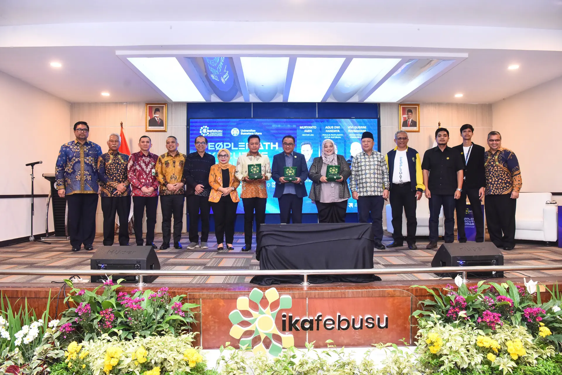 IKA FEB USU Gelar Peoplemath Executive Seminar