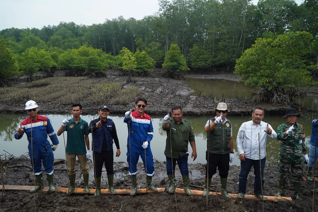 Dosen MSP USU Berbagi Kepakaran dalam Pelatihan Silvofishery Bersama Pertamina EP Pangkalan Susu dan KTH Penghijauan Maju Bersama
