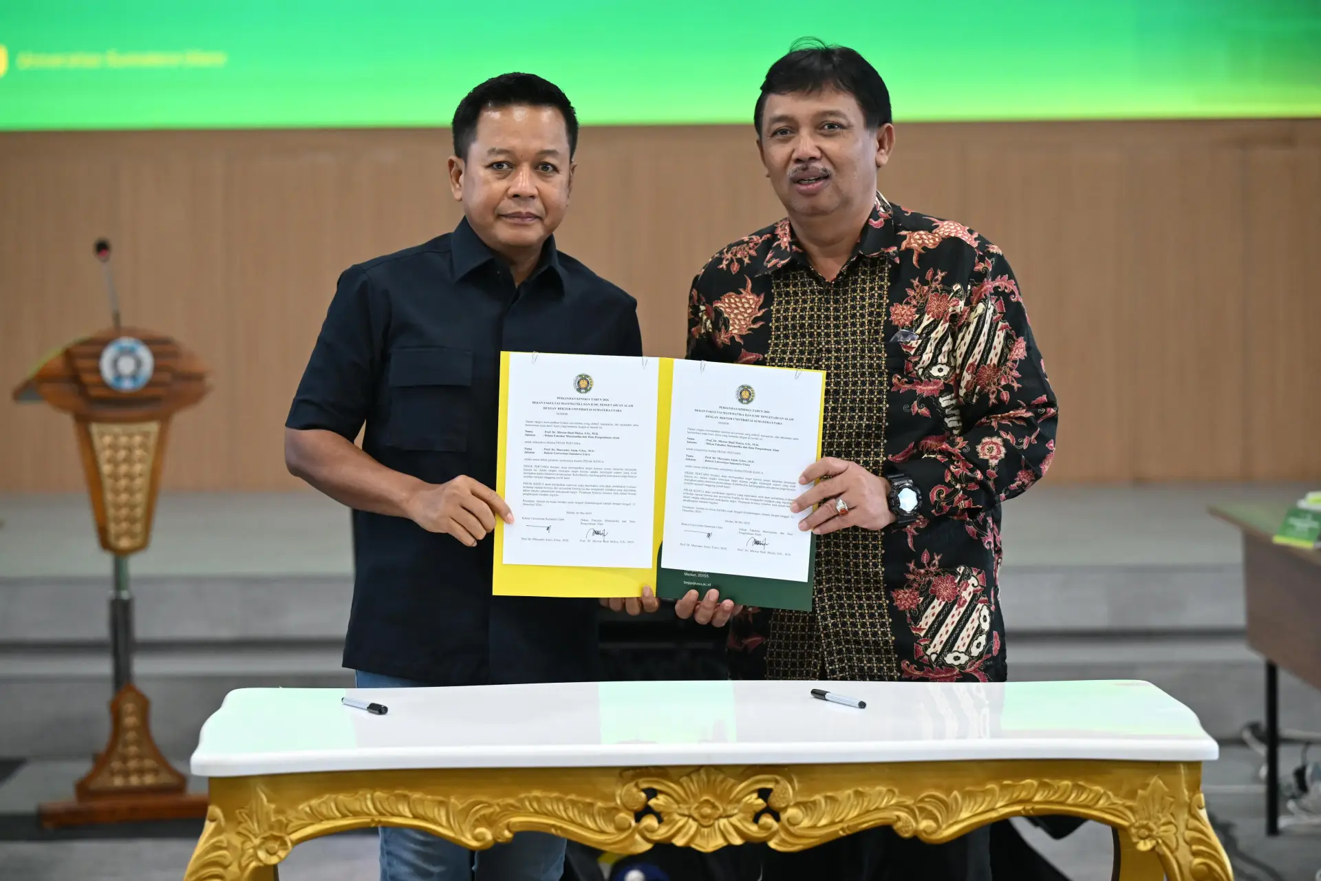 Orientasi Jabatan Ketua dan Sekretaris Departemen dan Program Studi FMIPA USU Perkuat Kepemimpinan Akademik, Dekan Tandatangani Kontrak Kinerja dengan Rektor