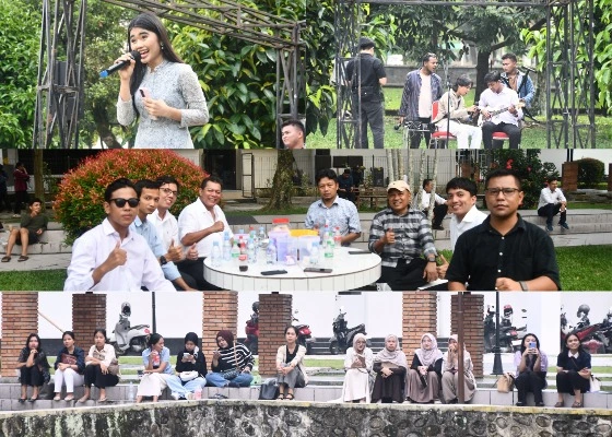Taman Perpustakaan USU Menjadi Pusat Kreasi dalam Panggung Kreatif USU 2026