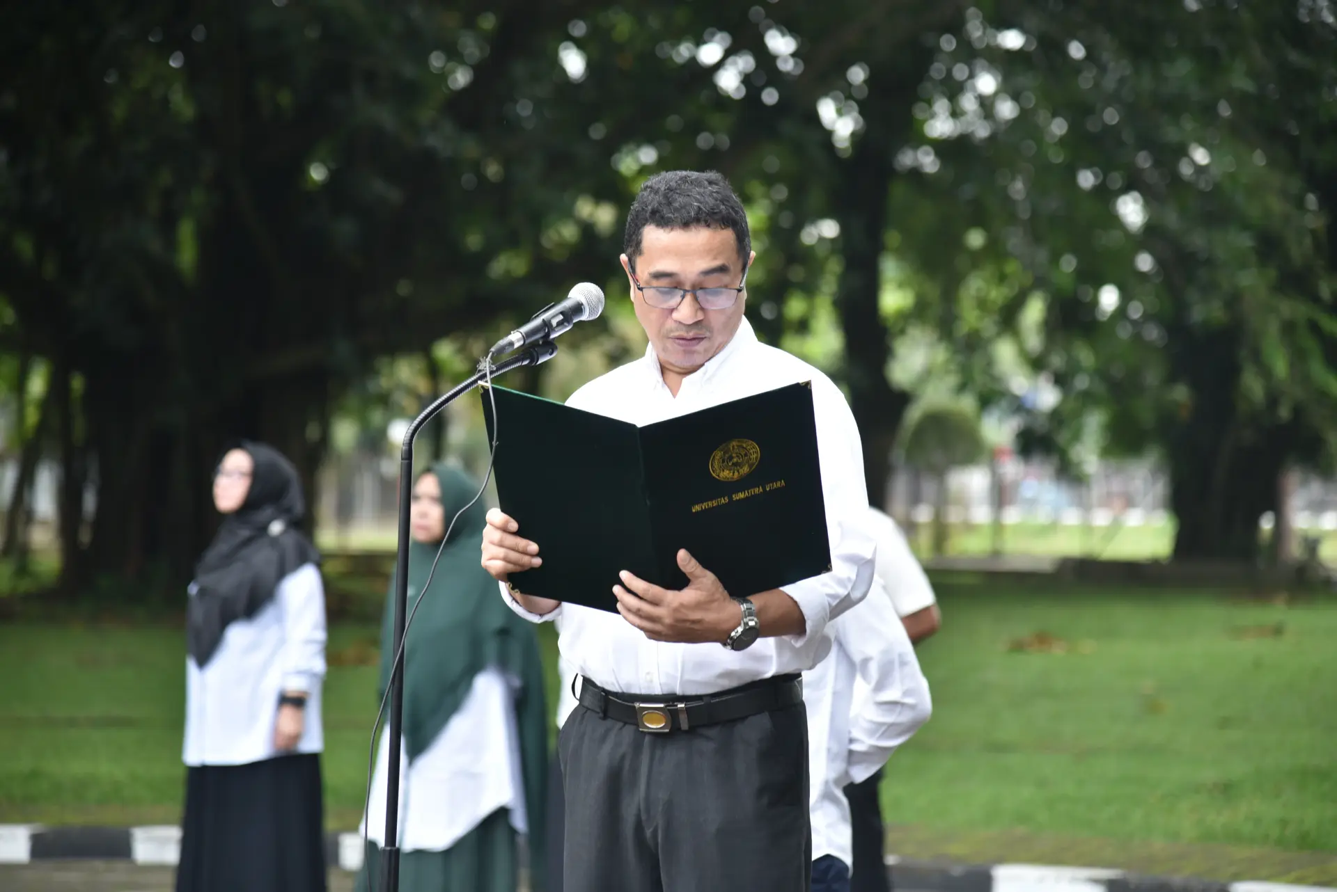 Apel Pagi USU Bahas Strategi Penguatan Tata Kelola, Hukum dan Arsip Kelembagaan