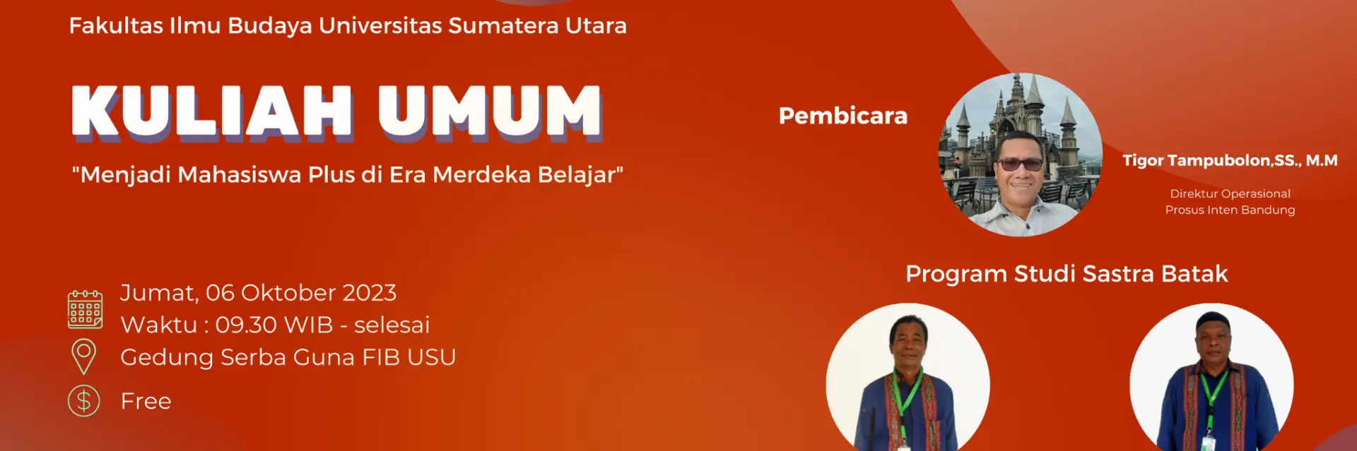 Kuliah Umum: Menjadi Mahasiswa Plus di Era Merdeka Belajar