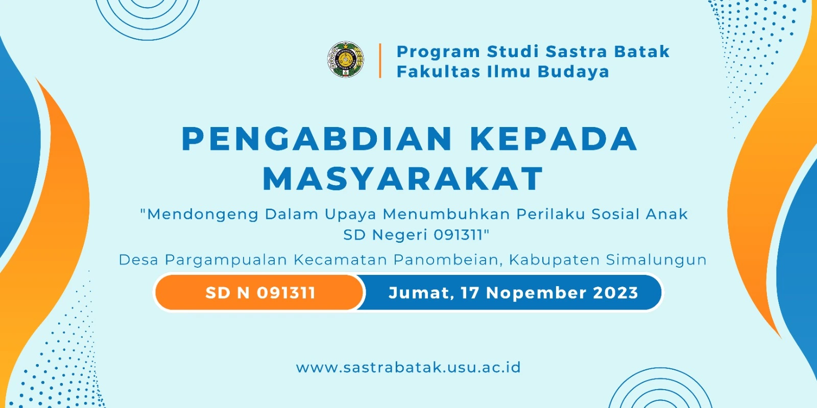 Pengabdian kepada Masyarakat: Mendongeng untuk Menumbuhkan Perilaku Sosial Anak 2023
