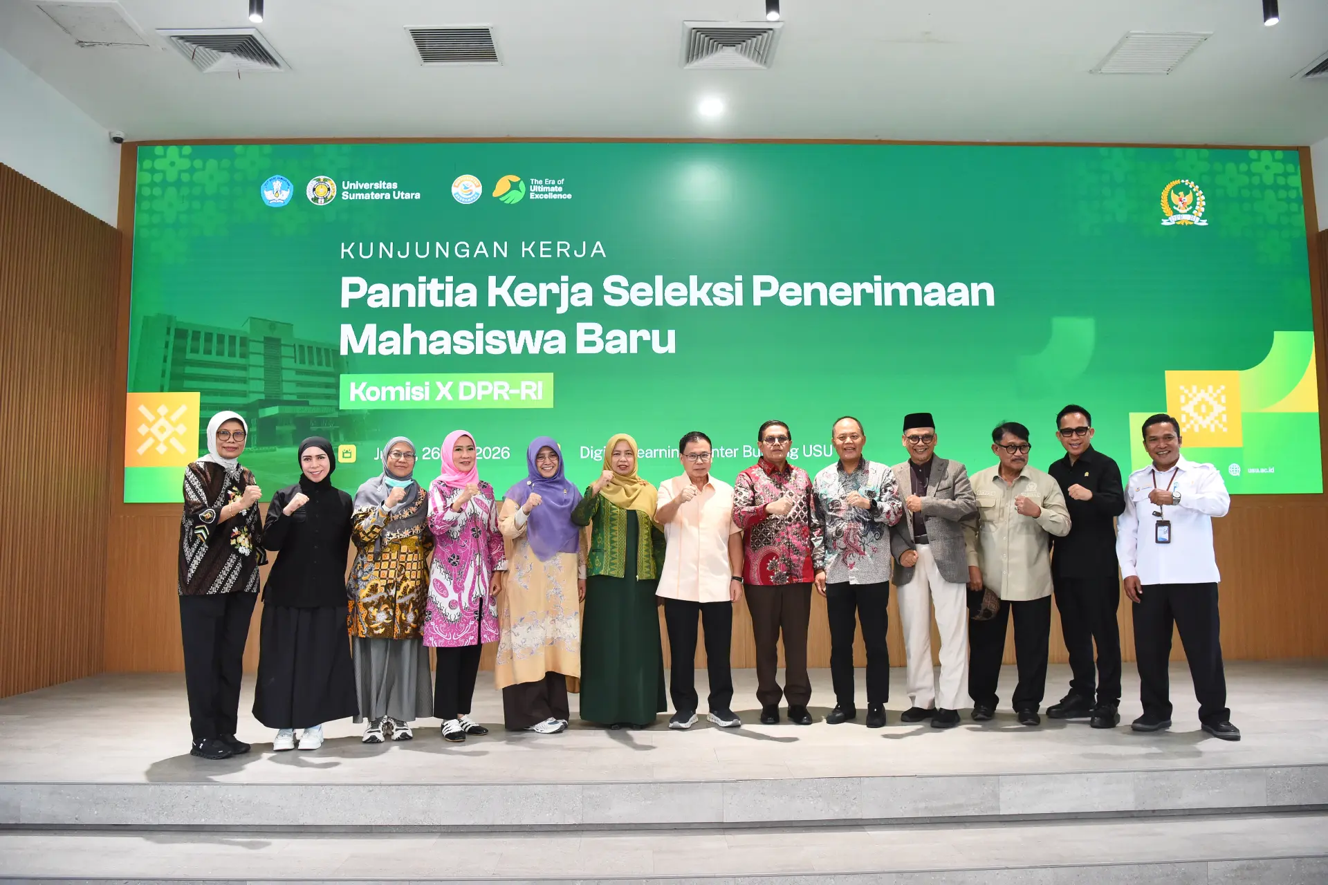 Komisi X DPR RI Lakukan Kunjungan Kerja ke USU, Bahas Seleksi Mahasiswa Baru