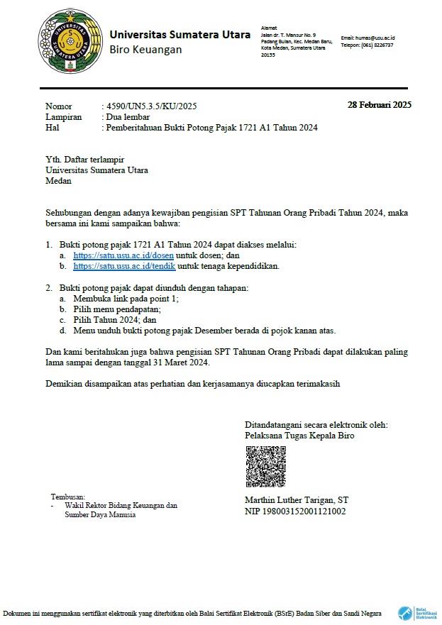 Notice of Tax Withholding Slip 1721 A1 of 2024