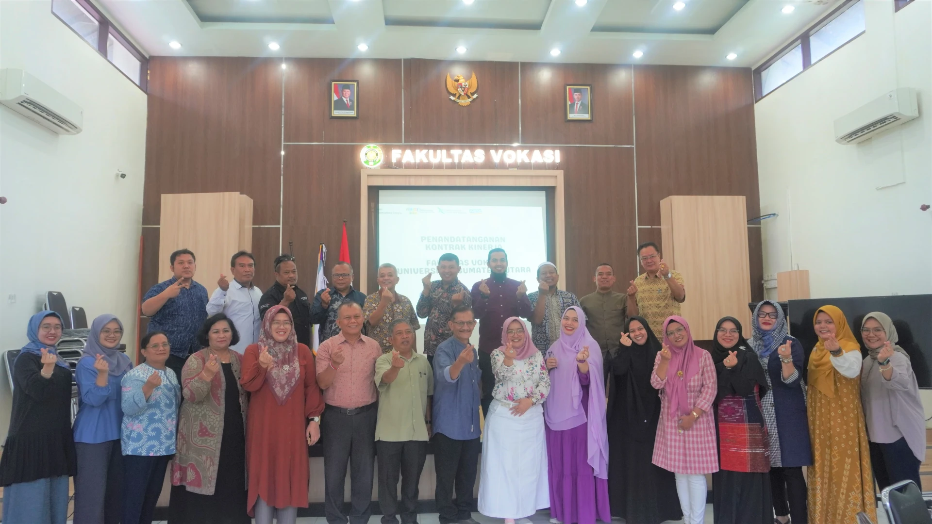Penandatanganan Kontrak Kinerja Fakultas Vokasi USU
