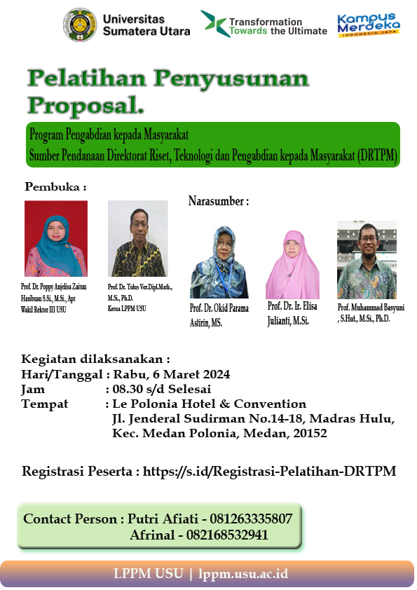 Training on Preparing DRTPM Community Service Proposals