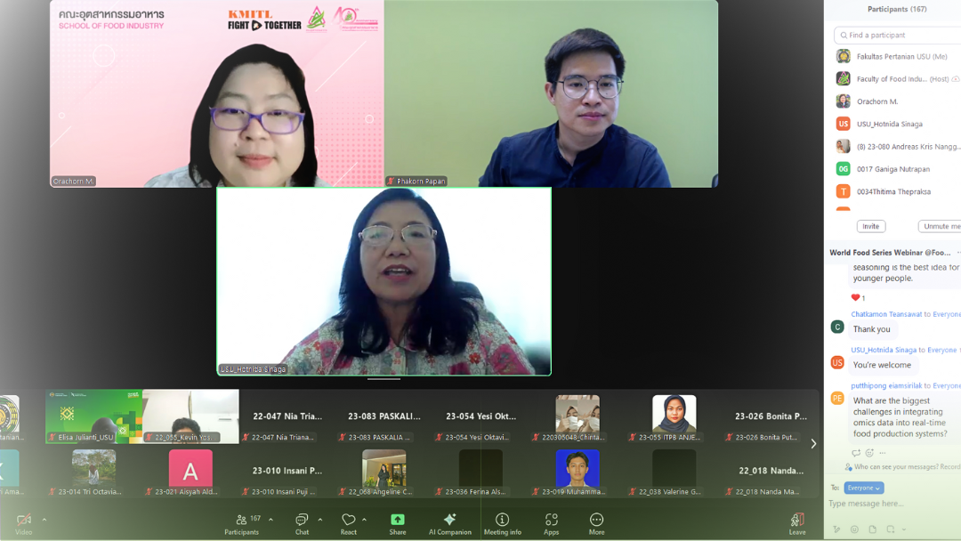 World Food Series Webinar (Next-Gen Food Innovation: Traditional Indonesian Products & Omic Approaches for Safety)