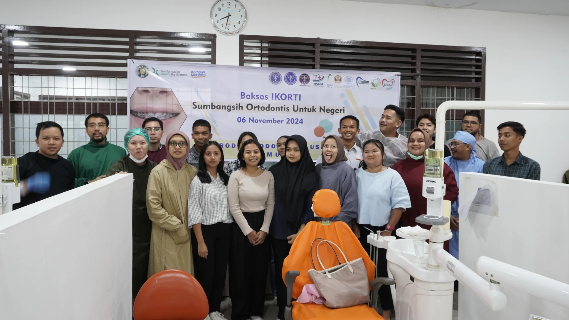 IKORTI dan Prodi Spesialis Ortodonti FKG USU Cetak Rekor MURI dalam Bakti Sosial "Sumbangsih Ortodontis untuk Negeri