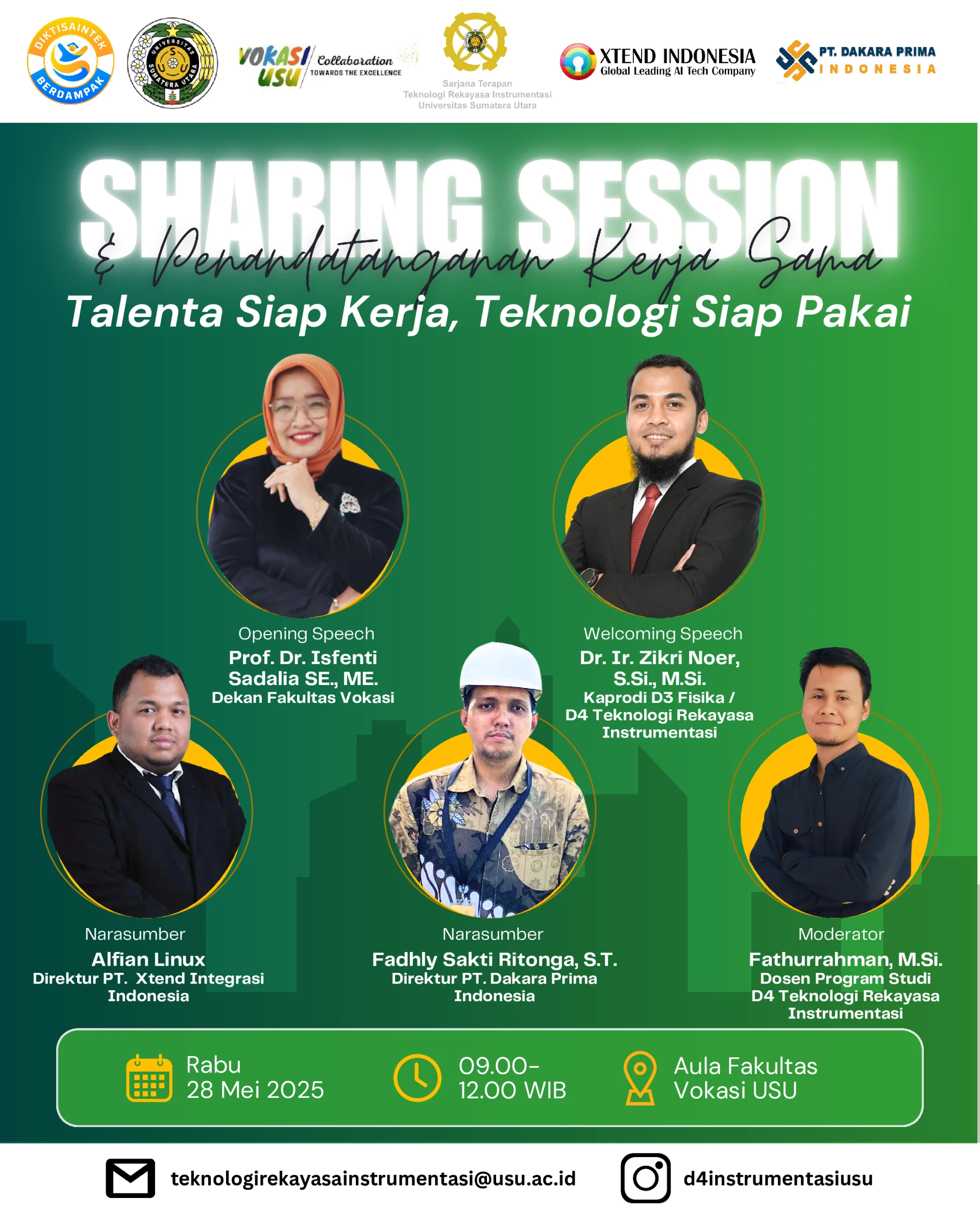 Sharing Session "Talenta Siap Kerja, Teknologi Siap Pakai" dan Penandatanganan Kerja Sama