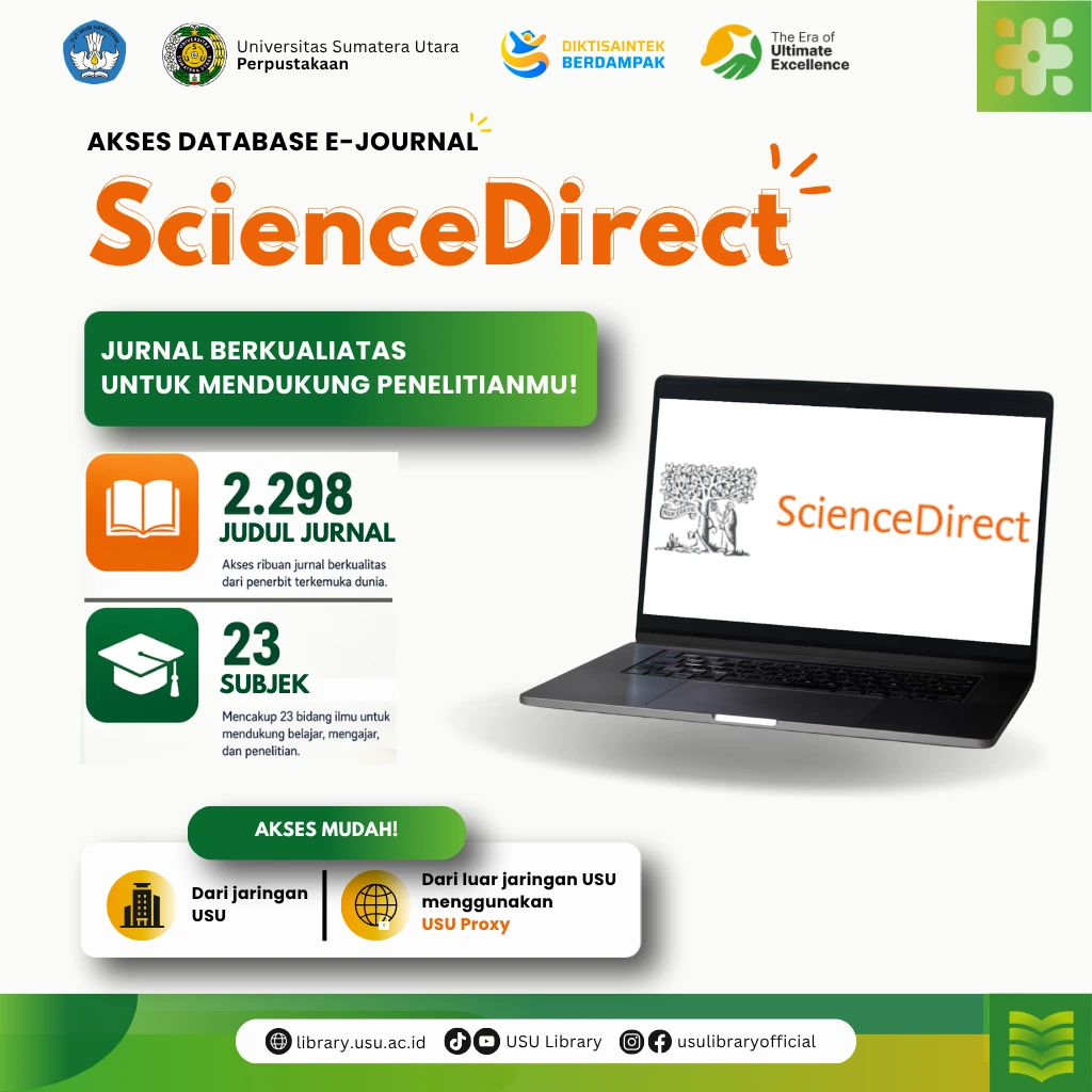 Perpustakaan USU Hadirkan Akses ScienceDirect Freedom Collection untuk Dukung Riset dan Pembelajaran