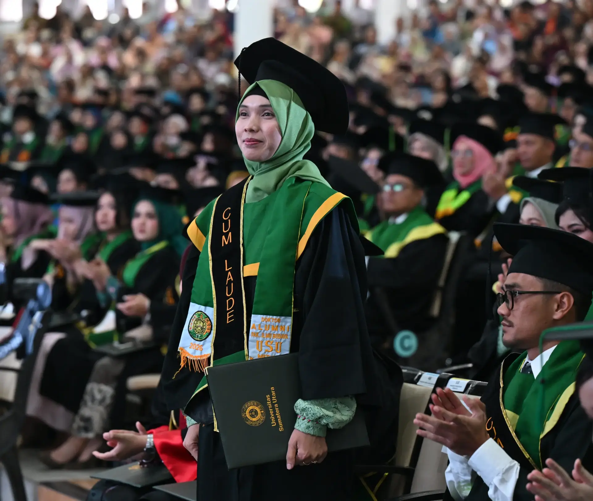 USU Kukuhkan 1.586 Lulusan pada Wisuda Periode III Tahun Akademik 2025/2026